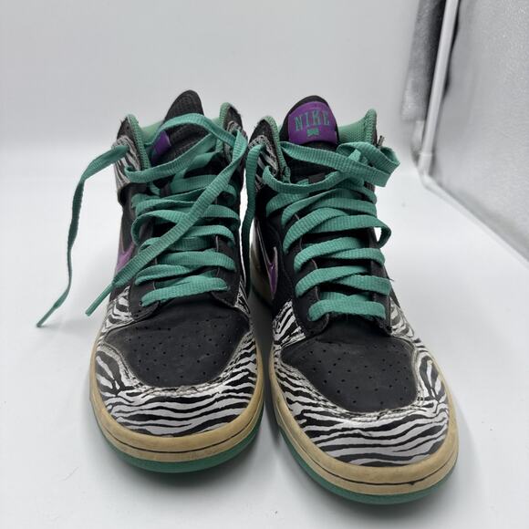 Size 7.5 - Nike Dunk 6.0 Premium High Liquid City Liberty Zebra Sky W Rare - Picture 1 of 7